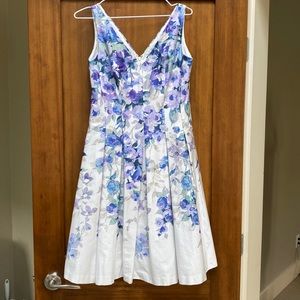 A-line Ralph Lauren floral dress.